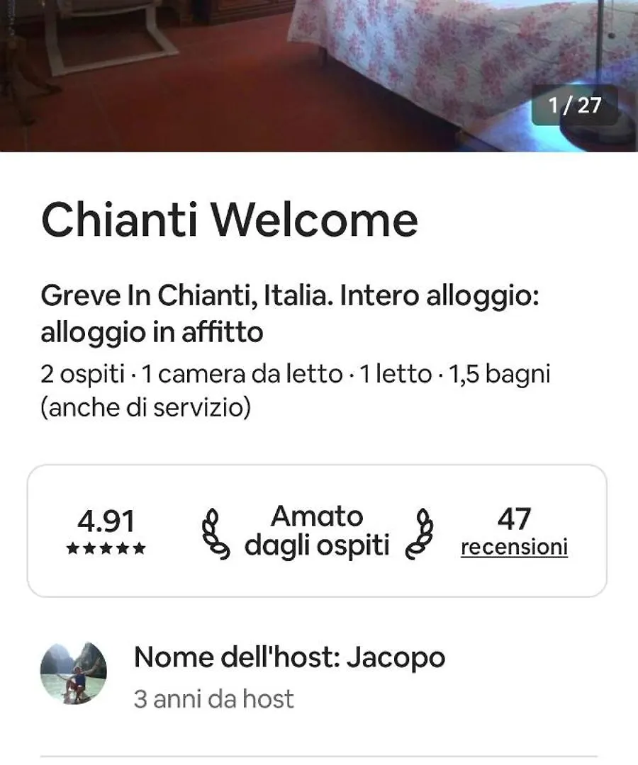 גרבה אין קיאנטי Chianti Welcome דירה
